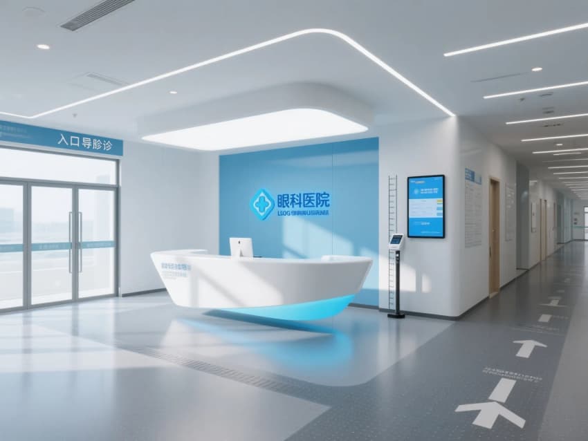 1200平合肥眼科醫(yī)院設(shè)計(jì)效果分享