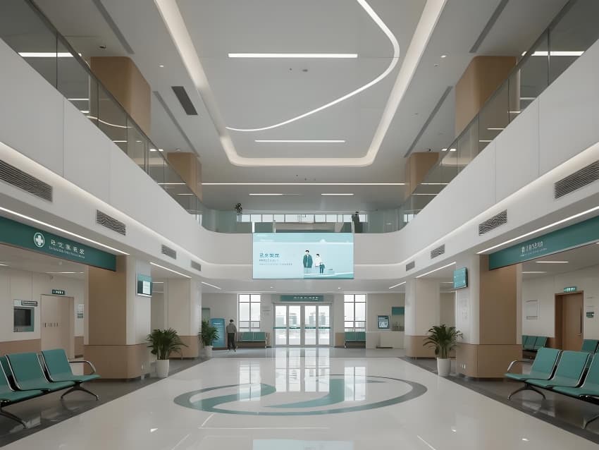合肥3000平現(xiàn)代化中醫(yī)院設(shè)計(jì)效果分享
