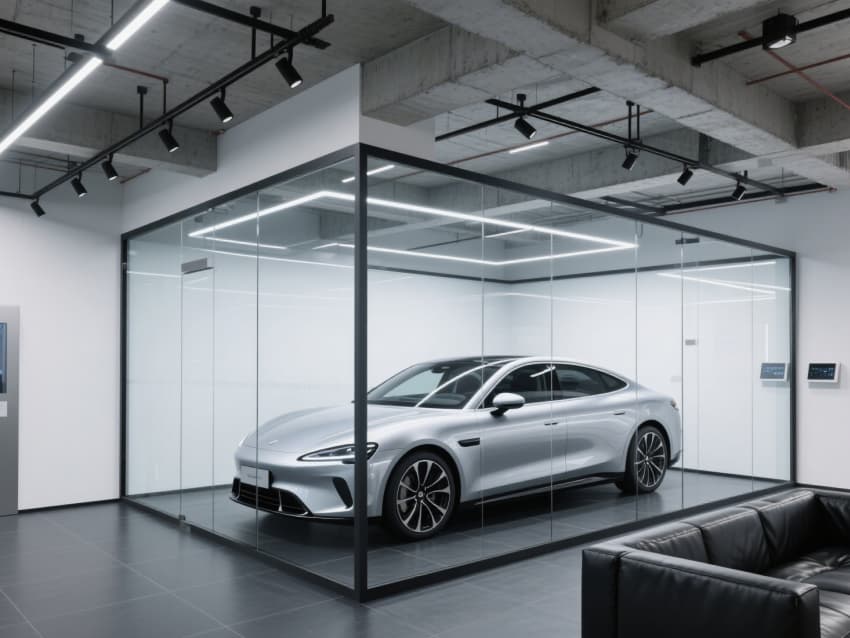 合肥3300平汽車(chē)4S店裝修設(shè)計(jì)效果分享