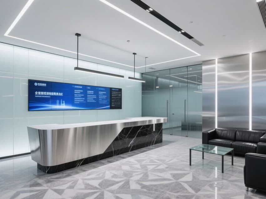 合肥4400平辦公空間設(shè)計(jì)效果分享